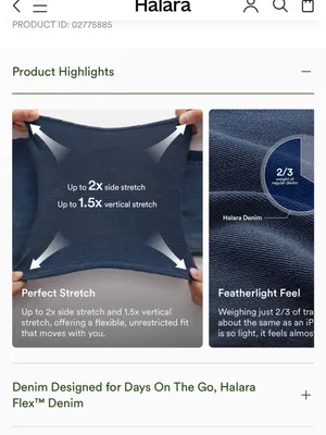 Halara Wide Leg Jeans thumbnail 3