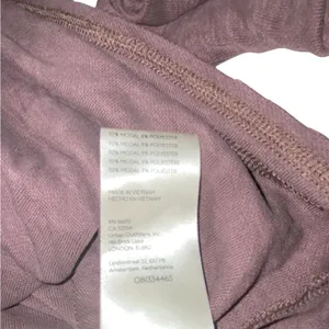Free People Night We Met Long Sleeve purple Ruched Off The Shoulder Tunic Top thumbnail 12