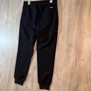 FIGS Zamora Jogger Scrub Pants Solid Black Medical Office Work Women's Size NWT thumbnail 7