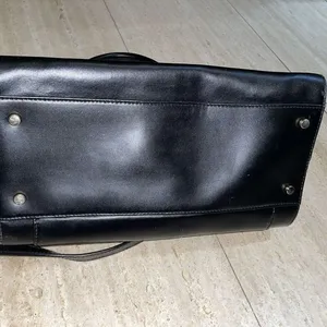 Kate Spade New York Satchel‎ Crossbody Black Leather Zipper Accent thumbnail 8