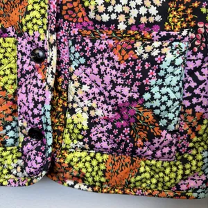 Fate womens quilted jacket floral medium coat cottagecore puffer winter preppy thumbnail 2