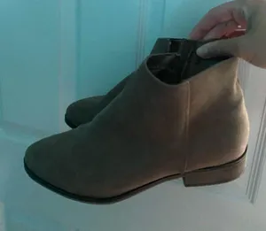 Brown Ankle Booties Size 10 thumbnail 1