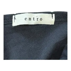 Entro Midi Dress Womens Small Black Open‎ Tie Back Short Sleeve Pockets 6164 thumbnail 7