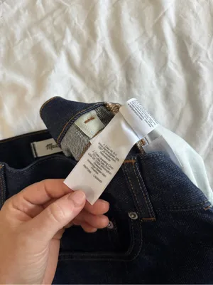 Madewell Women’s The Vintage Flare Jean NWT US 26 Petite Dark Wash Cotton thumbnail 13