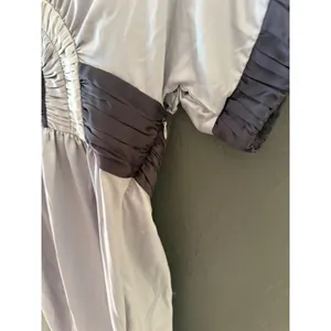 BCBGeneration Y2k Vintage Going Out Grey Empire Waist Babydoll Tunic Top 2 thumbnail 3