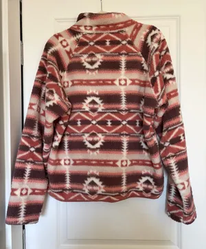Printed Fleece Jacket Pink Size L thumbnail 3