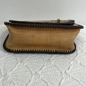 Source Unknown Tooled Leather Embroider bag thumbnail 4