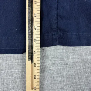 Lauren Ralph Lauren Skirt Womens 12 Blue Cotton Twill Knee Length Pockets‎ Zip thumbnail 10