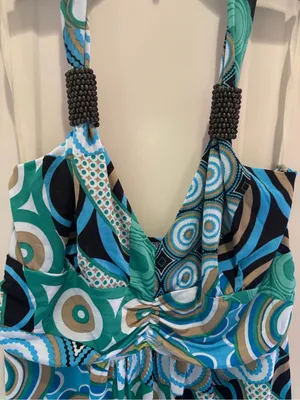 White Mark Y2K halter dress M Blue Size M thumbnail 3