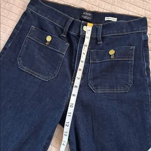 J. Crew dark wash Slim wide-leg sailor jean in all-day stretch 27”​ thumbnail 5