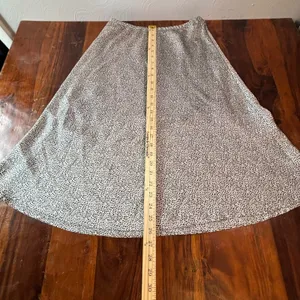 Sienna Sky Womens Cheetah Print A-Line Midi Skirt‎ Lined Large 02CS126 thumbnail 7