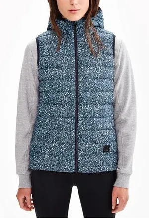 Lole Quilted Duck Down Vest Size Medium thumbnail 1