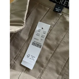 J.Crew NWT Pleated Skirt in Cotton Poplin Size 6 Washed Hazelwood Tan $178 New thumbnail 6
