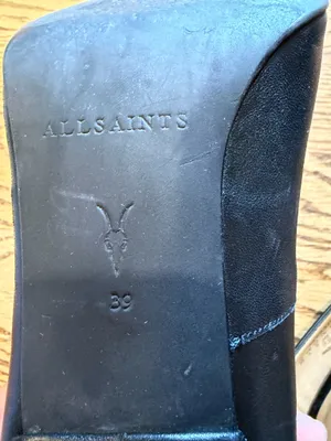 AllSaints Nova Court Shoe  Pump Black thumbnail 9