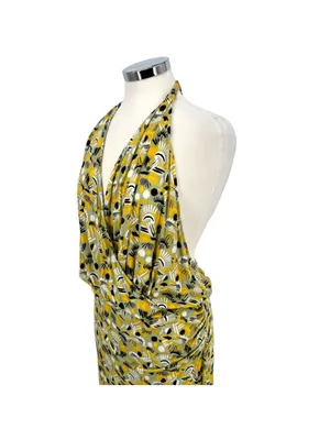 Free People Daria Floral Halter Holiday Maxi Dress Size Large NWOT Resortwear thumbnail 2