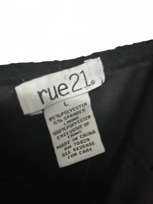 rue21 Black Eyelet V-Neck Spaghetti Strap Mini Dress thumbnail 4