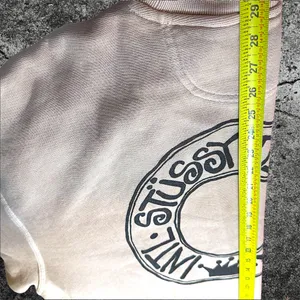 •Nwt• StüSsy Buana Pig. Dyed Khaki Crewneck • Xxl thumbnail 4