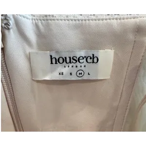NEW HOUSE OF CB Minimoiselle Bustier Stretch Satin Minidress Size Medium thumbnail 14