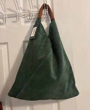 Italian leather bag Green thumbnail 1