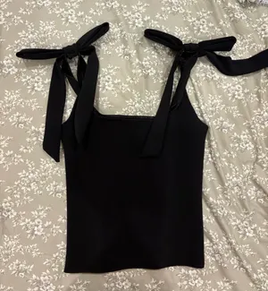 ZARA Black Bow Top Tank thumbnail 1