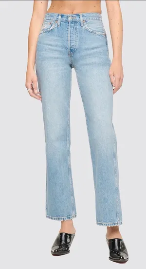 RE/DONE Jeans High-Rise 90s Ankle Crop thumbnail 1