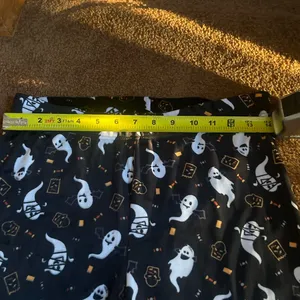 Serra black ghost Halloween velour pants L thumbnail 6