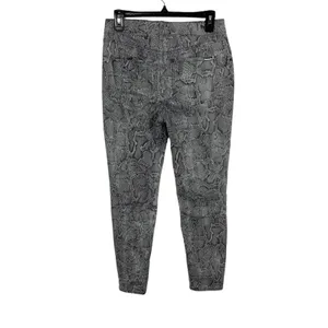 White House Black Market The Skinny‎ Ankle Snake Print High Rise Stretch Pants 4 thumbnail 3