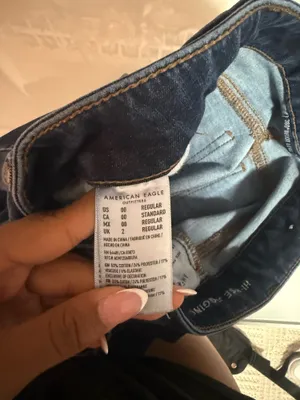 Blue American Eagle Jeans thumbnail 4