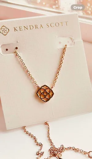 Kendra Scott Dira 18K Rose Gold Pendant Necklace thumbnail 1