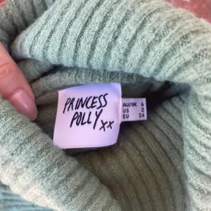 Green Princess Polly cropper turtleneck sweater sz 2 thumbnail 3