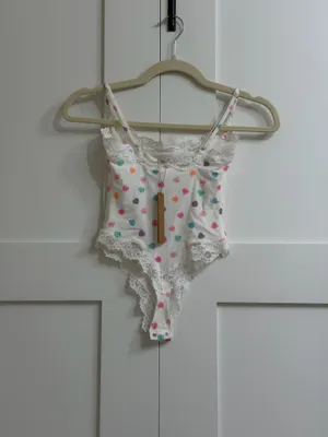 NWT Skims Fits Everybody Lace Cami Bodysuit XXS thumbnail 5