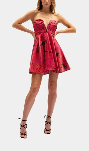 ✨AURETA Pink Amia Mini Sz Small Dress✨ Pink thumbnail 1