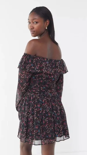 Urban Outfitters Floral Mini Dress thumbnail 2