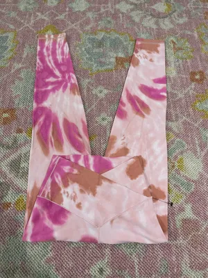 Aerie Offline Real Me Tie Dye High Waisted Crossover Leggings thumbnail 2