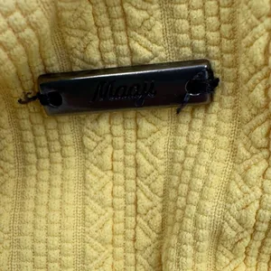 Maaji‎ Yellow Textured Knit Mini Skirt Size S thumbnail 6