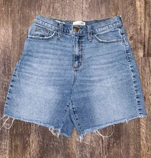 High Rise Vintage Straight Shorts thumbnail 1