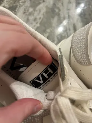 White and Silver Star Sneakers thumbnail 3