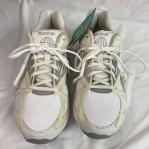NEW‎ Reebok women's white cream simplytone lace up play dry sneakers shoes 7 thumbnail 3