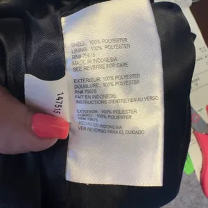 1545 | Michael‎ Kors Hooded Anorak Rain Jacket Gold Hardware Black Womens S thumbnail 8