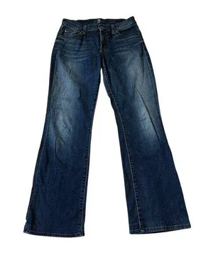 7 For All Mankind Mid Rise Kimmie Bootcut Dark Wash Jeans Women's Size 29 | 29-2 thumbnail 1