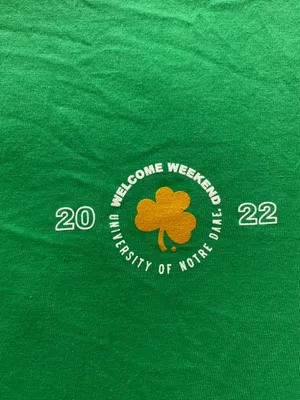 Notre Dame kelly green shamrock shirt thumbnail 7