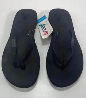 Reef Ginger Women's 10 Flip Flop Sandals Black Comfort Essentials Minimalist NWT thumbnail 1