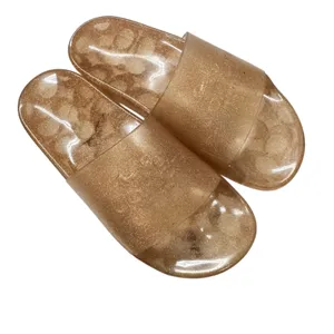 Coach Pink Champagne Jelly Slides Women’s 5 Flat Sandals Beach Pool Vacation thumbnail 2