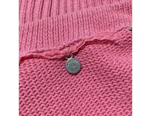 Knitted & Knotted Light Pink Knit Half Sleeve Blouse XS thumbnail 5