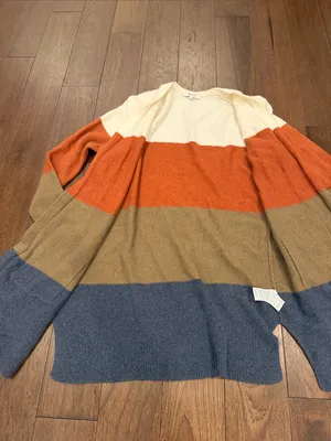 Madewell Colorblock Open-Front Cardigan - Size Small - C1-605 thumbnail 5
