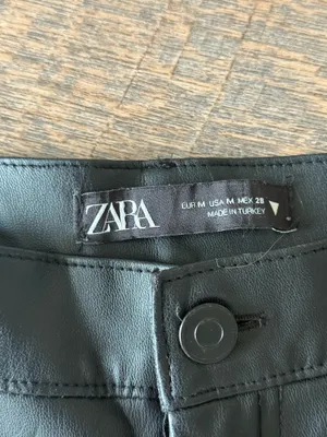 Zara Faux Leather Pants  thumbnail 5