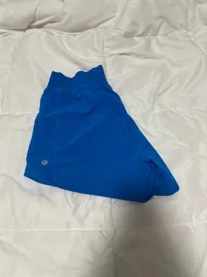 Blue Lululemon Shorts Hotty Hot thumbnail 3