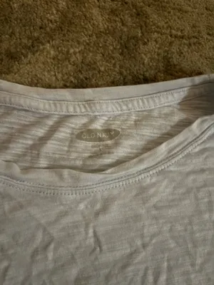 Light Blue Cropped Old Navy Tee thumbnail 3