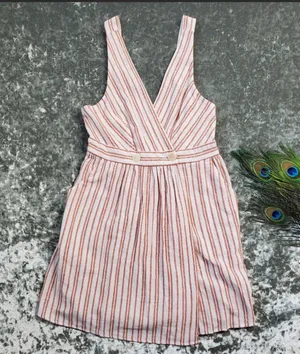 Striped Wrap Dress TRF Collection thumbnail 1
