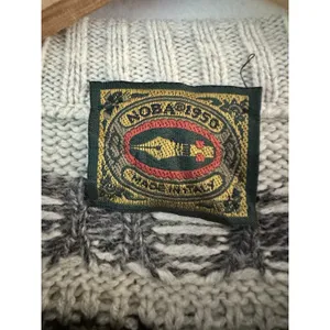 Noba Vintage Italian Wool Blend Fair Isle Crewneck Sweater Women’s Size Large thumbnail 5